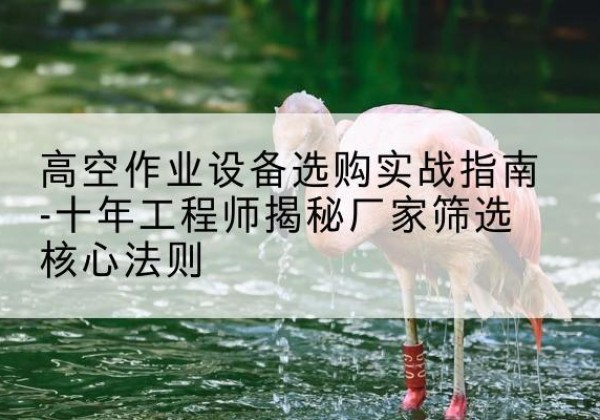 班玛剪叉式升降机厂家-高空作业设备选购实战指南-十年工程师揭秘厂家筛选核心法则